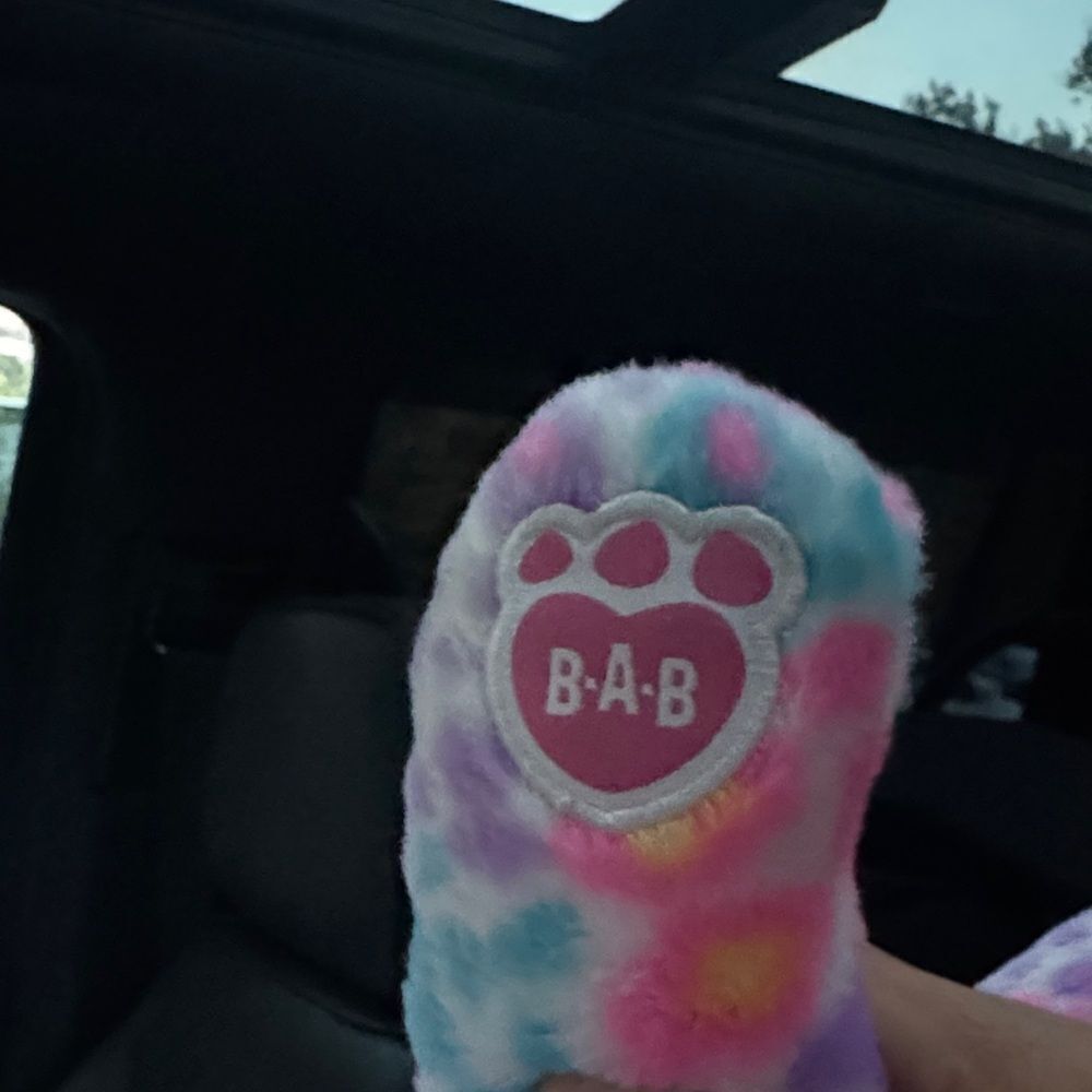 Build-A-Bear Colorful Patterned Stuffed Animal - Picture 3 of 4